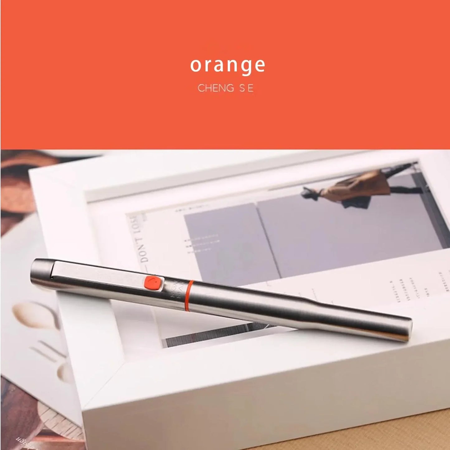MAJOHN B25 Fountain Pen – Stainless Steel Imported F Nib with Ink Absorber, Dual-Purpose High-End Office Stationery