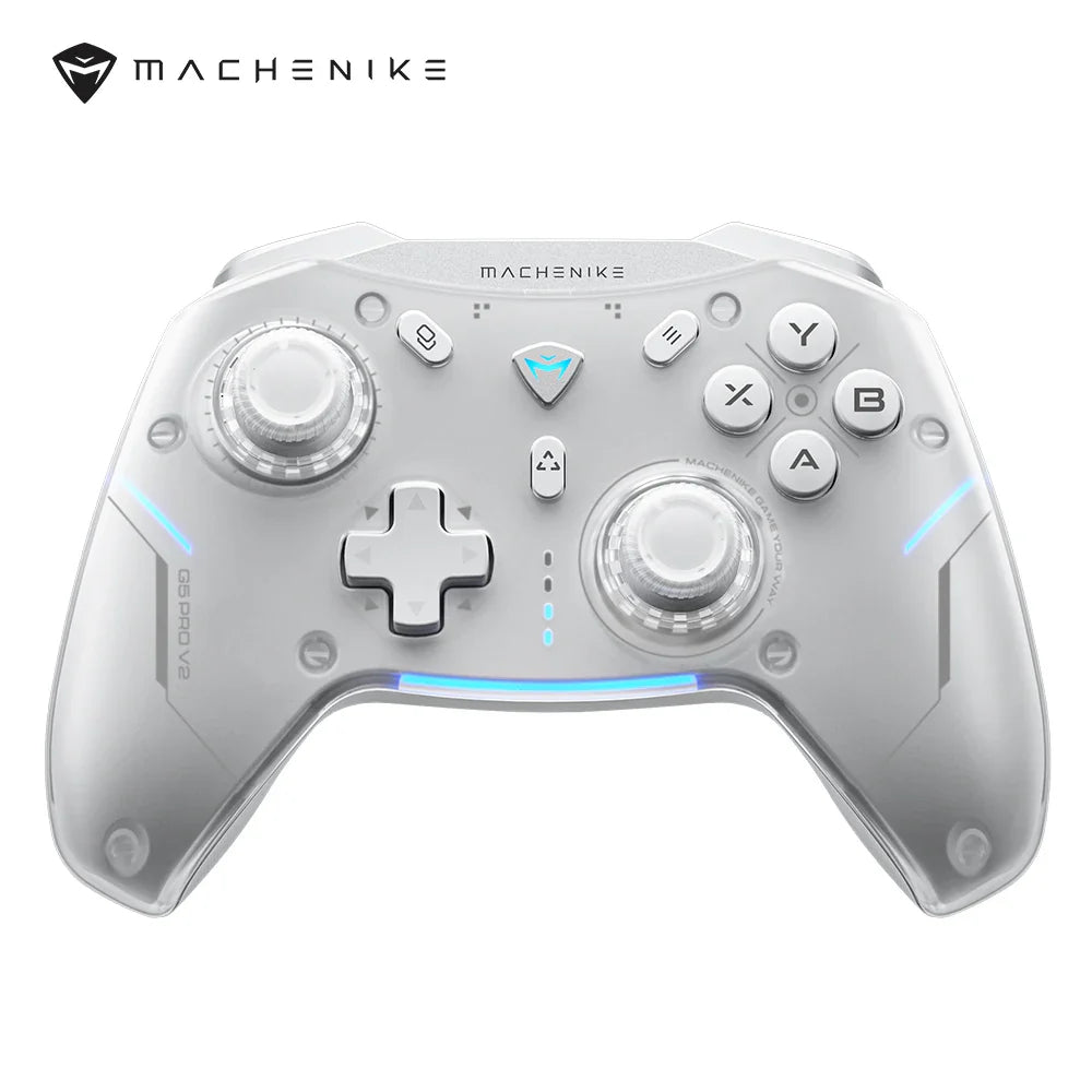MACHENIKE G5Pro V2 Gaming Controller with Optical Triggers, ABXY Buttons, Hot-Swappable Joystick, 4K Resolution for Switch & PC