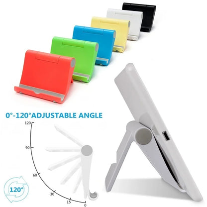 Universal Mobile Phone & Tablet Stand Holder: Desktop Desk Stand for Communication Accessories - Support for Cell Phones and Tablets
