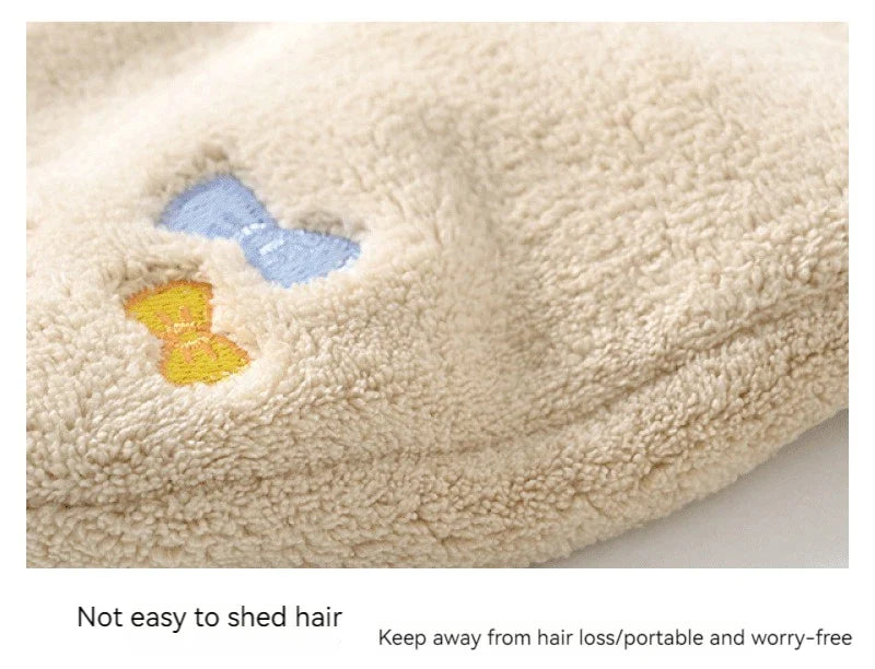 Cute Cartoon Tanuki Hanging Towel – Coral Velvet Absorbent Kitchen & Bathroom Towels, Thick Cloth