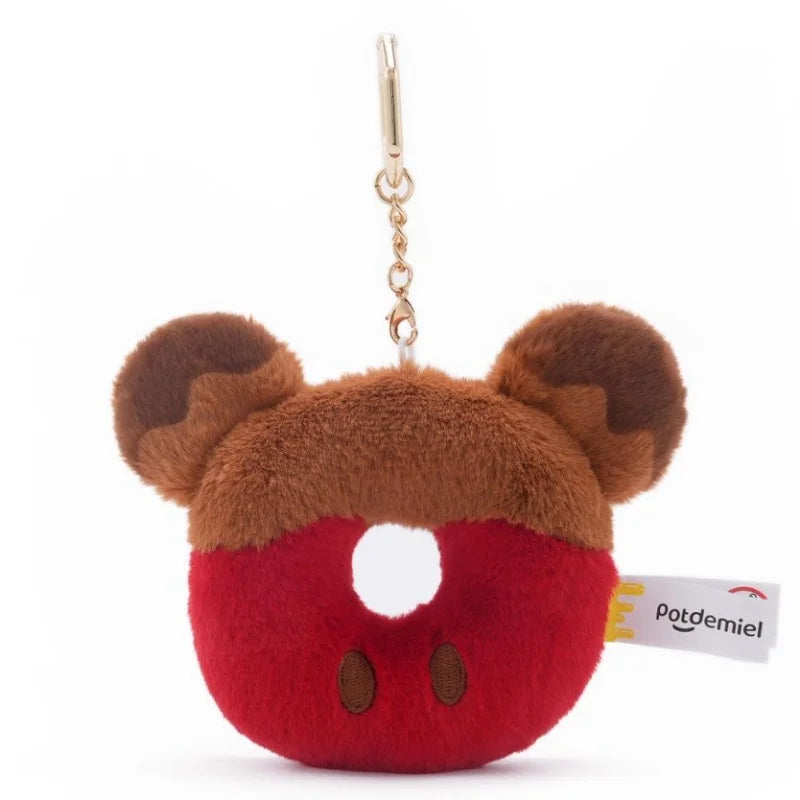Classic Mickey Mouse Plush Keychain - Cute Anime Bag Pendant Gift