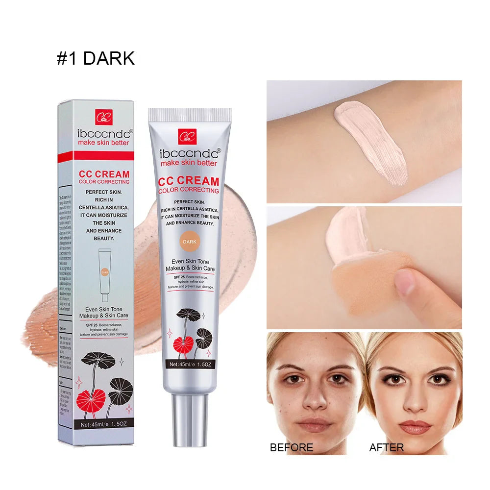 CC Cream Concealer – Full Coverage Liquid Foundation, Waterproof & Long-Lasting Korean Makeup