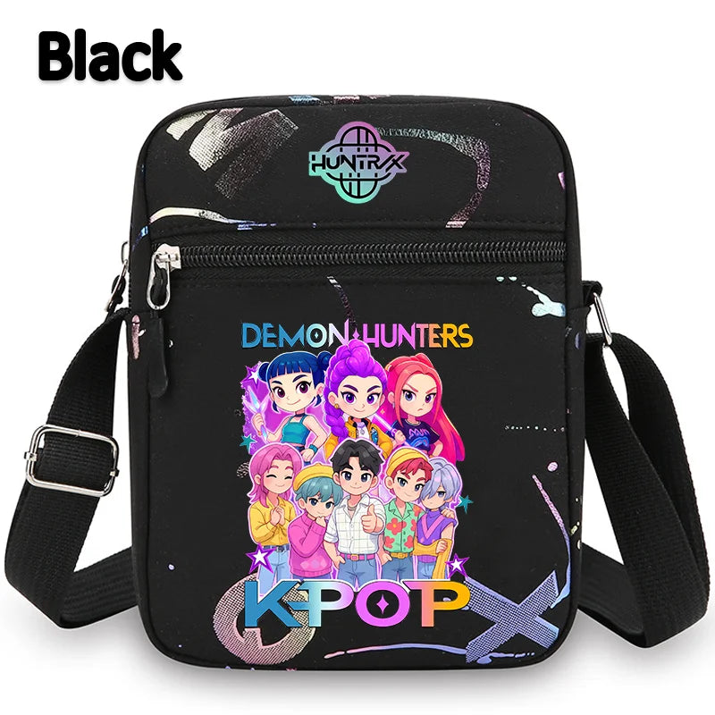 K-Pop Demon Hunters Crossbody Phone Bag – HUNTRX Rumi Huntrix Coin Wallet Shoulder Purse