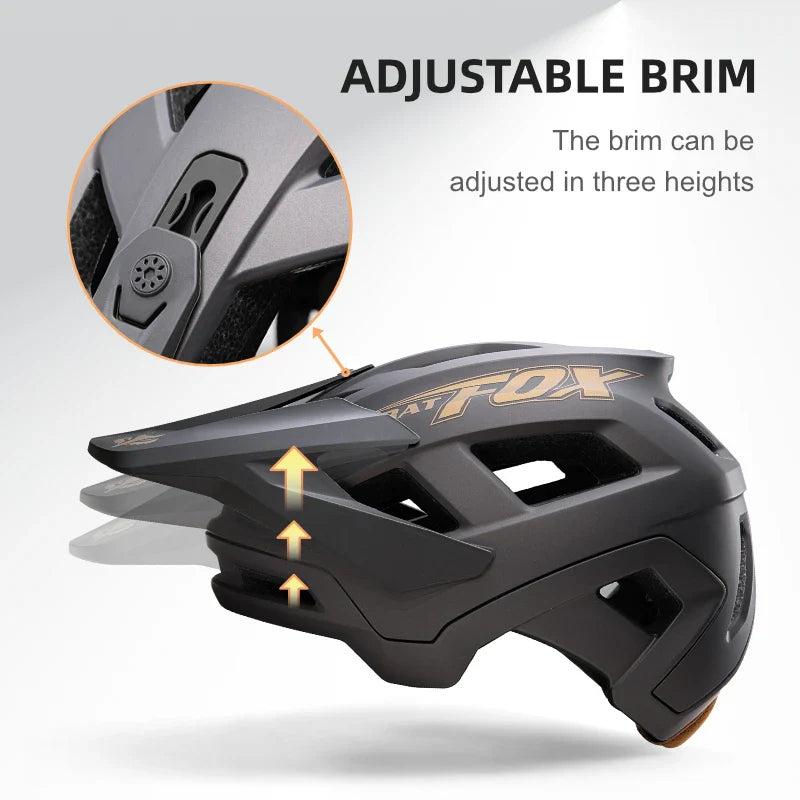 BATFOX Mountain Bike Cycling Helmet for Men – Lightweight MTB Bicycle Safety Helmet for Road & Trail Riding