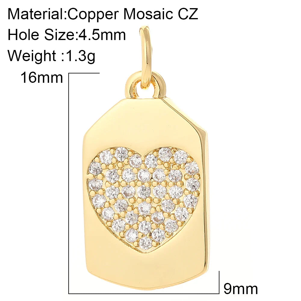 Gold Color Heart, Eye & Star Charms for Jewelry Making – DIY Angel Evil Eye Pendants for Earrings & Necklaces