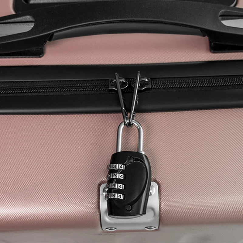 Popular 4-Digit Combination Padlock – 6-Color Anti-Theft Gym Locker & Luggage Safety Lock (Zinc Alloy)