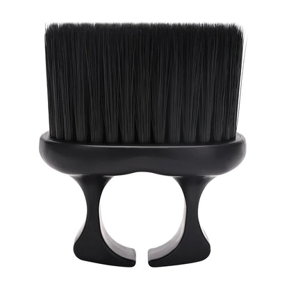 Ring Neck Hair Duster Brush - Soft Barber Hair Cutting Cleaning Brush for Removing Loose Hair & Salon Use