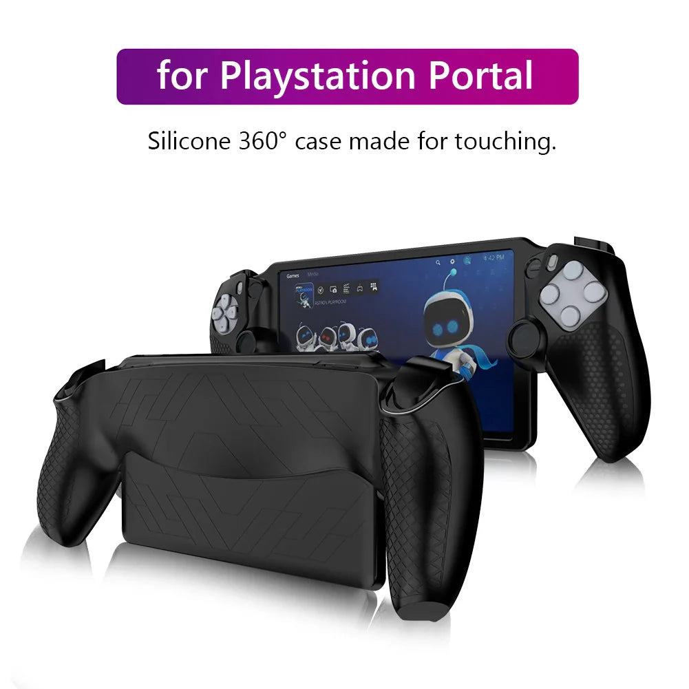 Customized Protective Case for PS5 Portal – 360° Full Coverage, Non-Slip Skin Housing & Accessories