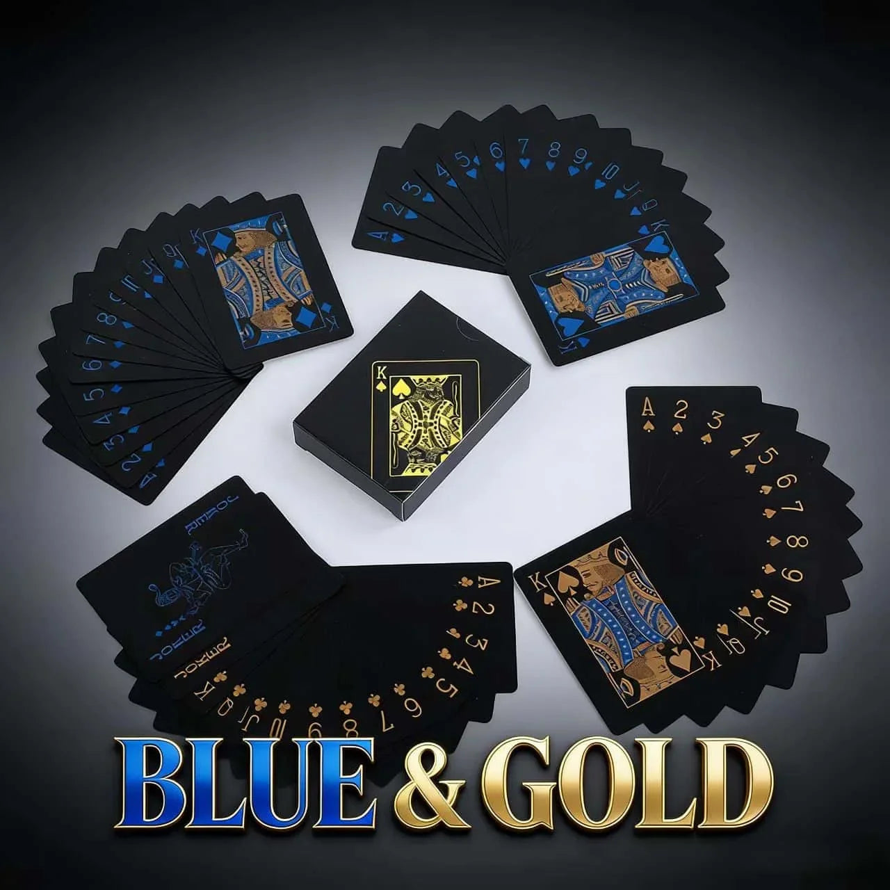 Waterproof PVC Playing Cards Deck - Classic Poker Game Cards for Kids & Adults with Premium Design