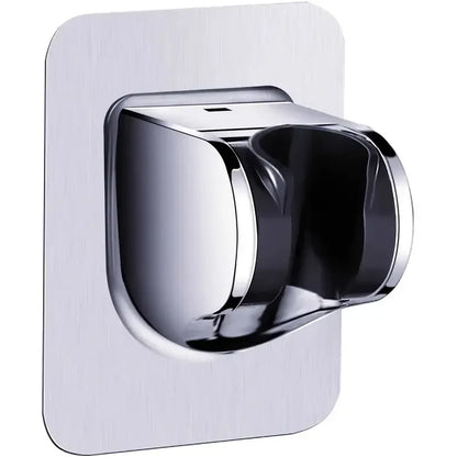 Universal Wall-Mounted No-Drill Showerhead Holder – Adjustable Self-Adhesive Bathroom Bracket