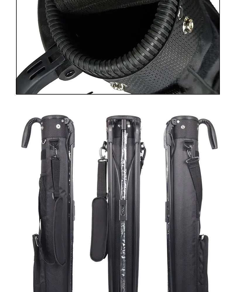 Lightweight Golf Club Bag with Bracket - Waterproof Stand Carry Bag, Golf Gun Rack Design