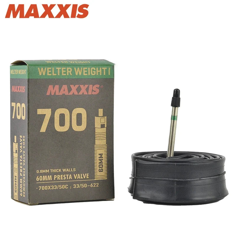 MAXXIS Bicycle Inner Tube - Presta & Schrader Valve for 20, 24, 26, 27.5, 29 Inch & 700C Bikes