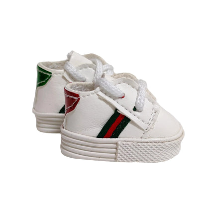 Labubu Doll Sneakers (4x1.8cm) - Shoes for 17cm Macaron Plush, 15cm EXO Cotton, & 1/6 BJD Dolls Accessories