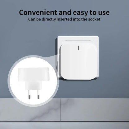New Tuya Plug-in Multi-Mode ZigBee Bluetooth Gateway Hub – Smart Home Appliances Remote Controller, Alexa & Google Home Voice Control