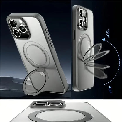 Luxury Magnetic Armor Case — Shockproof Wireless Charging Cover for iPhone 11–17 Pro/Max/Air