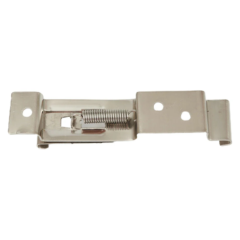 2Pcs Metal Frame Number Plate Clips | Anti-theft Spring Holder for Trucks, Cars, and Trailers | Rectangle Design