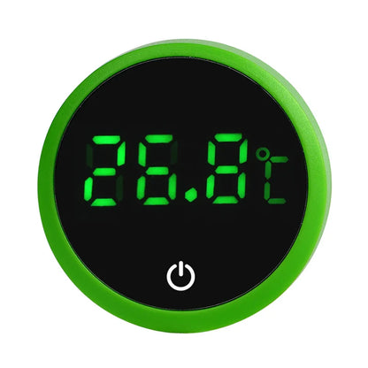 Aquarium Self-Adhesive LCD Thermometer – Digital Mini Fish Tank & Terrarium Temperature Monitor with Large Screen