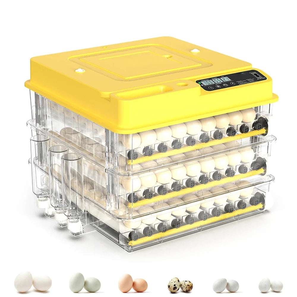 36–216 Egg Incubator - Fully Automatic Temperature, Water & Egg Turning for Chicken, Duck & Goose Eggs