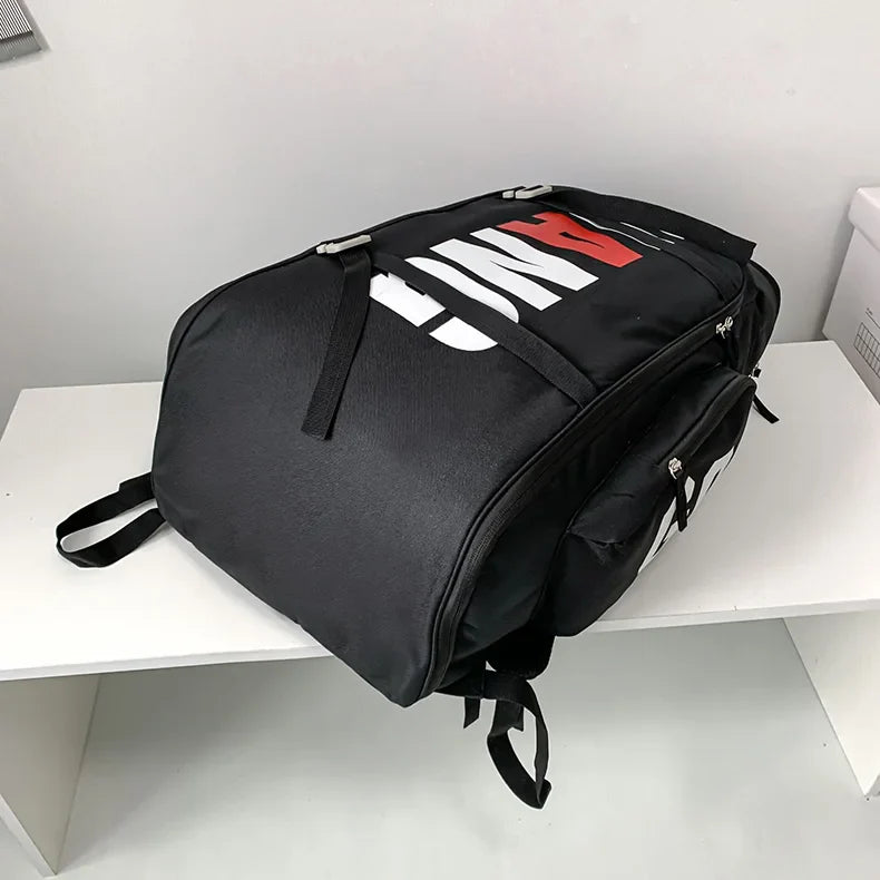 Sport Gym Bag for Men – Large Waterproof Fitness & Travel Backpack, Shoulder/Crossbody Skate Pack with Dry/Wet Compartments