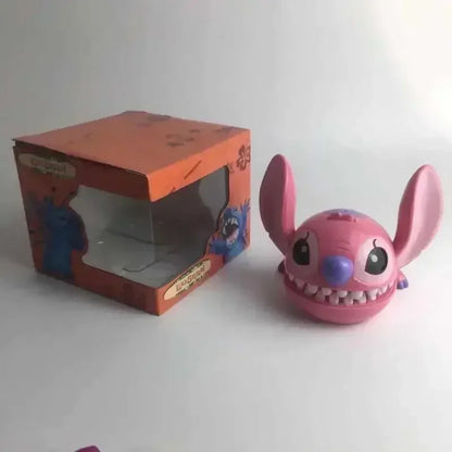 Disney Stitch Bite Finger Figures - Anime Dentist Push Teeth Game, Funny Toy Model for Kids, Baby Birthday Gift