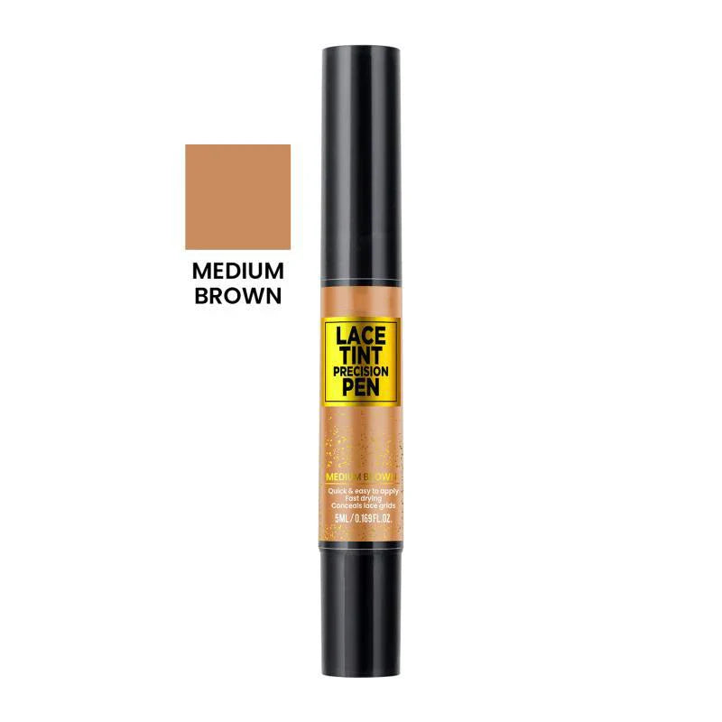 Tinted Lace Precision Parting Pen | Wig Lace Tint with Brush Applicator, Easy to Use & Long-Lasting Formula