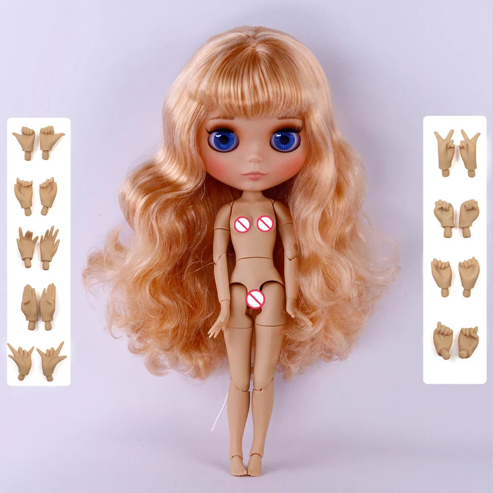 ICY DBS Blyth 1/6 Joint Doll – 30cm Tan Skin Matte Face BJD Girl Doll Toy Gift