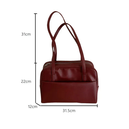 Style Large Capacity Women’s Shoulder Bag – Versatile Vintage Underarm Tote, Autumn 2025 New Arrival