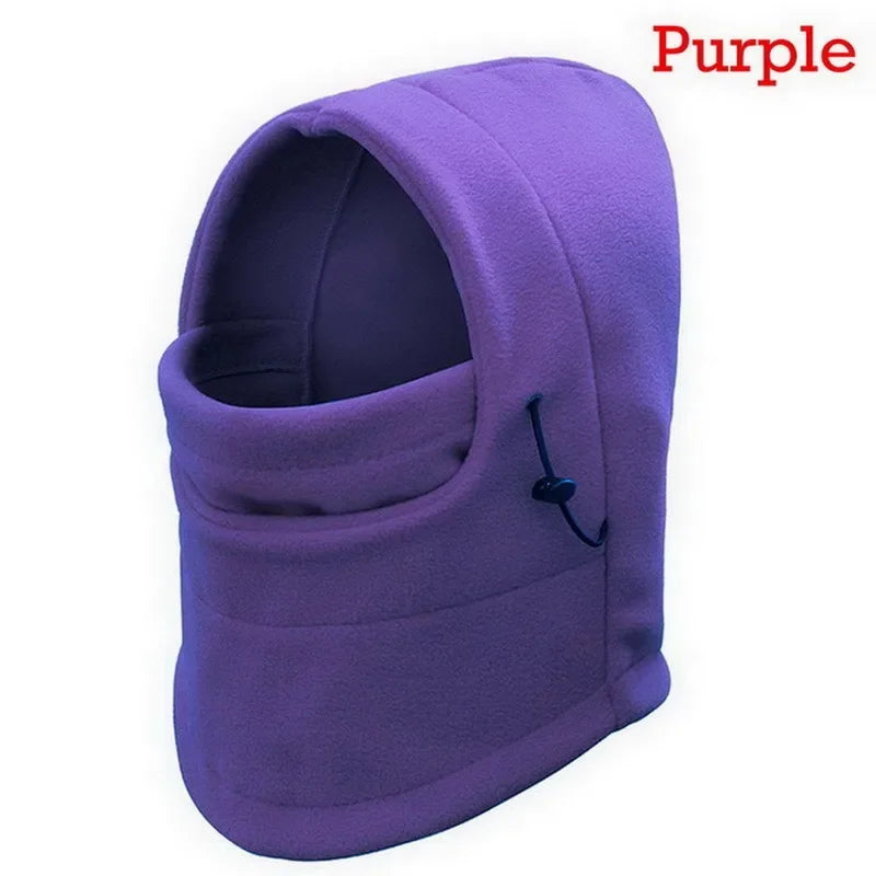 Unisex Winter Thermal Balaclava Hat – Waterproof Fleece Hood & Neck Warmer for Hiking & Outdoor Use
