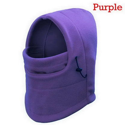 Unisex Winter Thermal Balaclava Hat – Waterproof Fleece Hood & Neck Warmer for Hiking & Outdoor Use