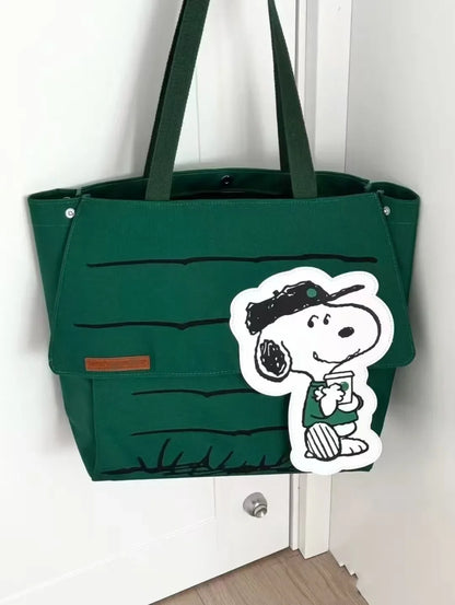 New Snoopy Tote Bag | Large Capacity Casual Shoulder Bag for Girls, Travel & Everyday Use