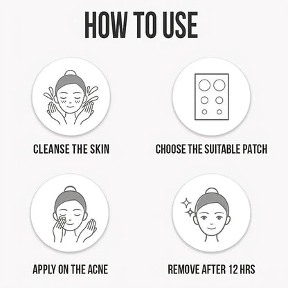 Colorful Star Pimple Patches – Invisible Acne Spot Stickers for Skin Care, Concealer & Makeup Tools