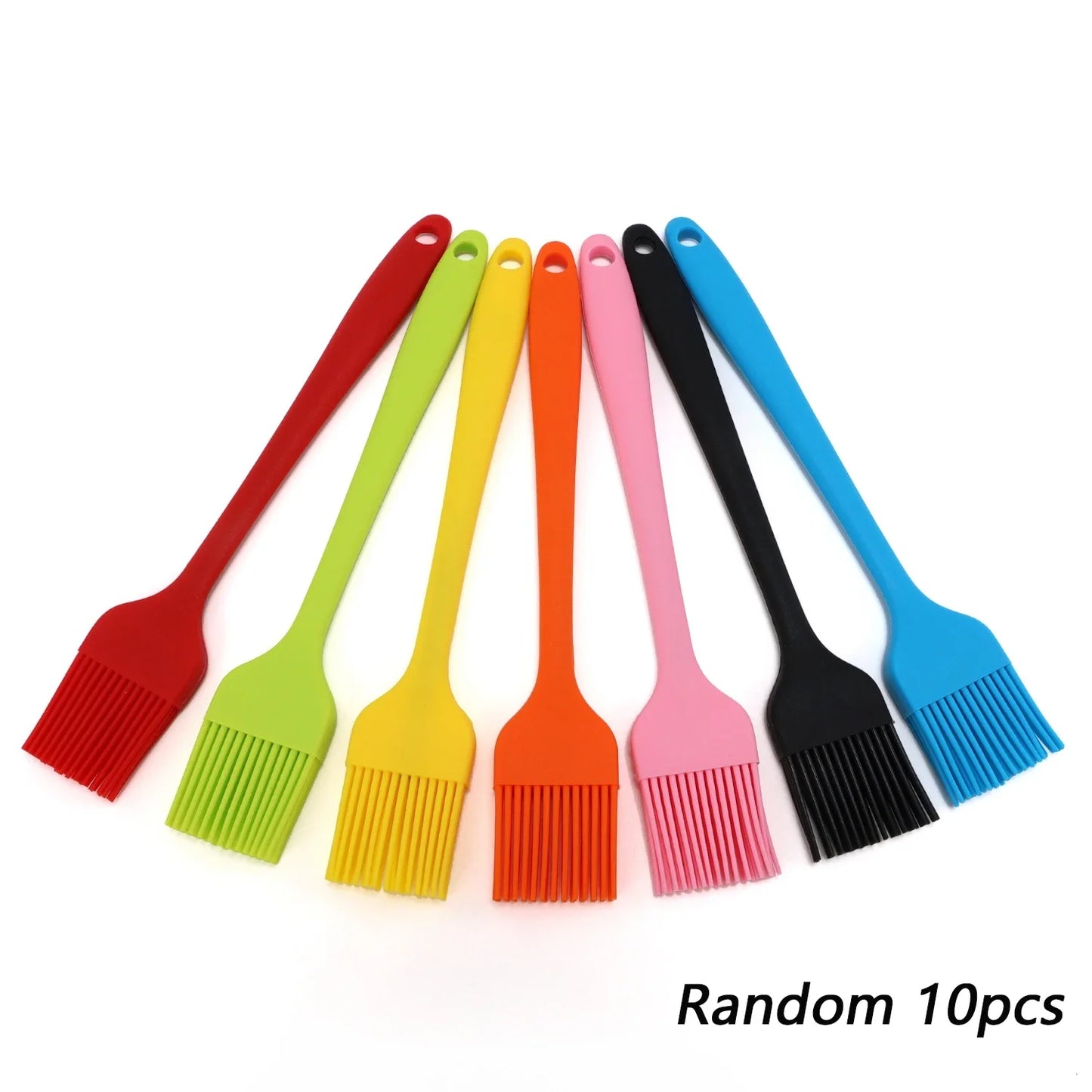 5/10/15/20PCS Silicone Baking Spatula Set – Heat Resistant Cream & Cake Scraper Tools, Seamless Non-Stick Kitchen Utensils (Random Colors)