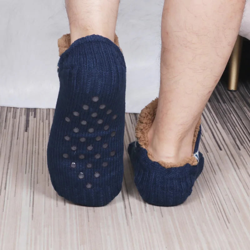 Fall and Winter Floor Socks - Warm Home Socks for Women and Men, Snow Socks, Sleep Carpet Slippers, Non-Slip Yoga Socks, 2024