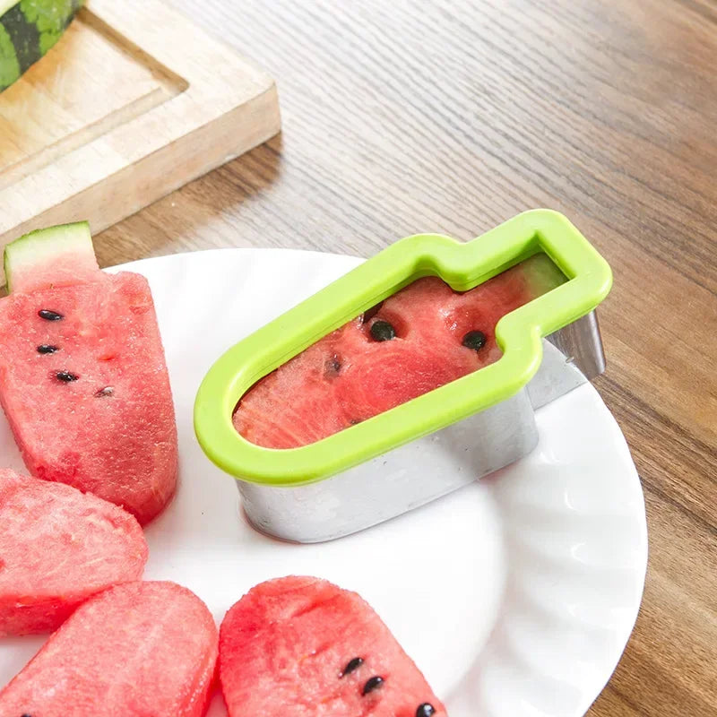 Stainless Steel Cute Tree Design Watermelon Cutter - Kitchen Gadgets for Effortless Watermelon Cutting, Salad, and Fruit Slicing