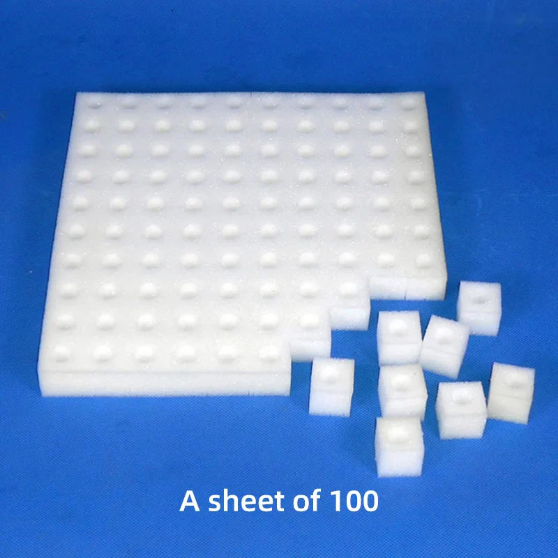 100Pcs Hydroponic Plant Sponge Sheets - Garden Cultivation, Seedling Soilless Culture, Planting Tools, Vegetables Nursery Pots and Trays