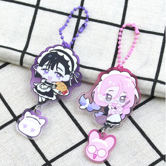 Alien Stage Acrylic Keychain - Kawaii Pants Chain, Backpack Pendant & Key Ring Accessory Gift