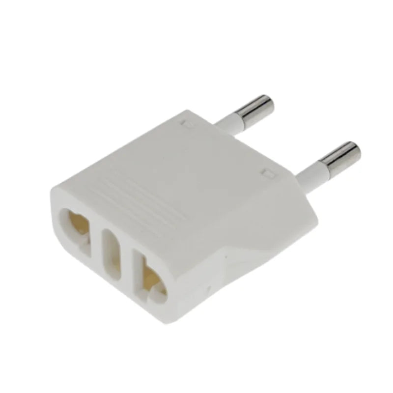 Mini Power Plug Adapter - Converts CN, UK, EU to US, AU - Suitable for America, Russia, Australia, Korea Travel - 4.0mm/4.8mm, 6A 125V