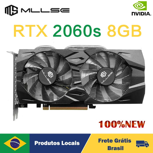 MLLSE RTX 2060 Super 8GB Gaming Graphics Card — GDDR6 256-Bit, 8-Pin PCIe 3.0x16 for High-Performance Gaming