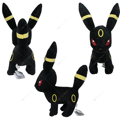 31cm Pokémon Plush – Shiny Umbreon Soft Stuffed Anime Doll | Eevee, Sylveon, Vaporeon, Flareon Collectible Toy