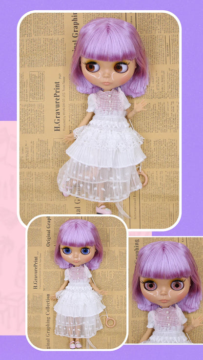 ICY DBS Blyth Doll – 1/6 Joint Body BJD Anime Doll, 30cm White Skin Matte Face Special Combo Toy