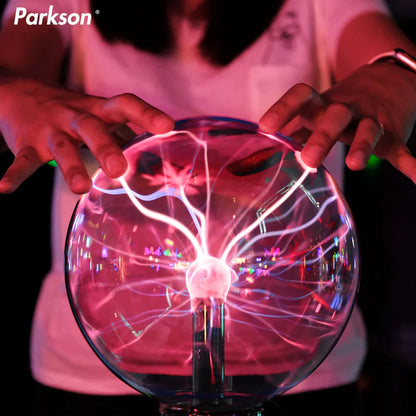 Magic Crystal Plasma Ball Lamp – LED Night Light for Kids, Bedroom & Gifts (3–8 Inch)