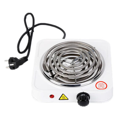 220V 500W Electric Hot Plate Stove – Portable Iron Burner Coffee Heater for Home Kitchen, EU Plug