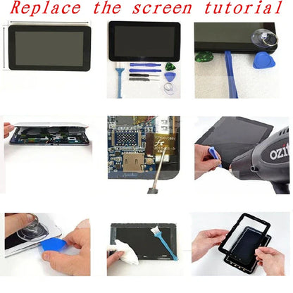 Black 10.1" XC-GG1010-747FPC-A0 Tablet PC Capacitive Touch Screen Digitizer & Glass Panel