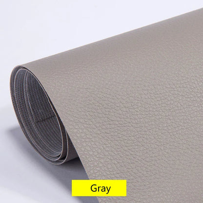 100x137cm Black Self-Adhesive Leather Repair Tape – DIY Sticky Patch for Sofa & Leather Repairs