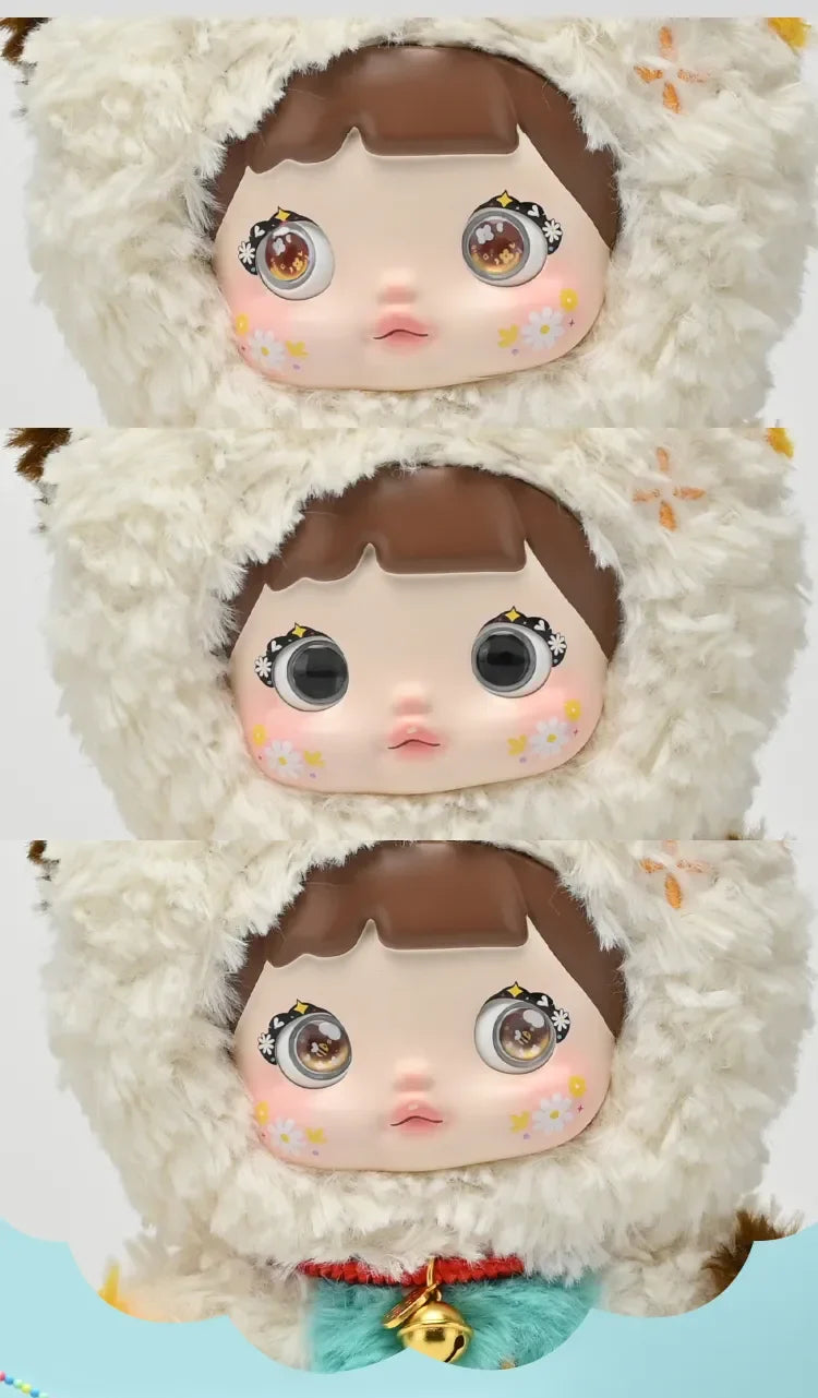 Nommi Cute Plush Blind Box Series — Random 21cm Collectible Plush Toy, 6 Pack Set