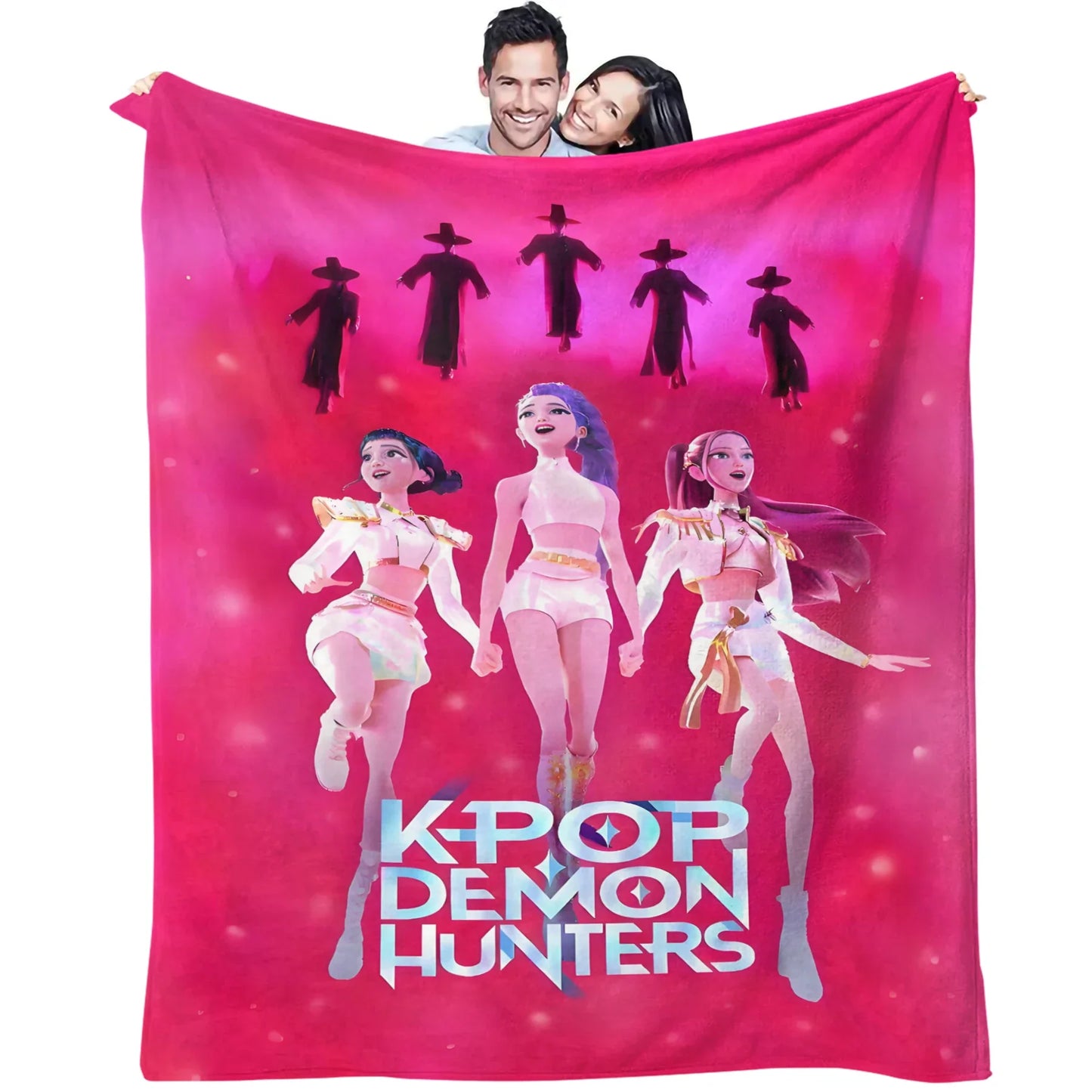K-Pop Demon Hunters Flannel Blanket – 31 Styles Anime Throw for Home, Travel & Camping Fan Gift