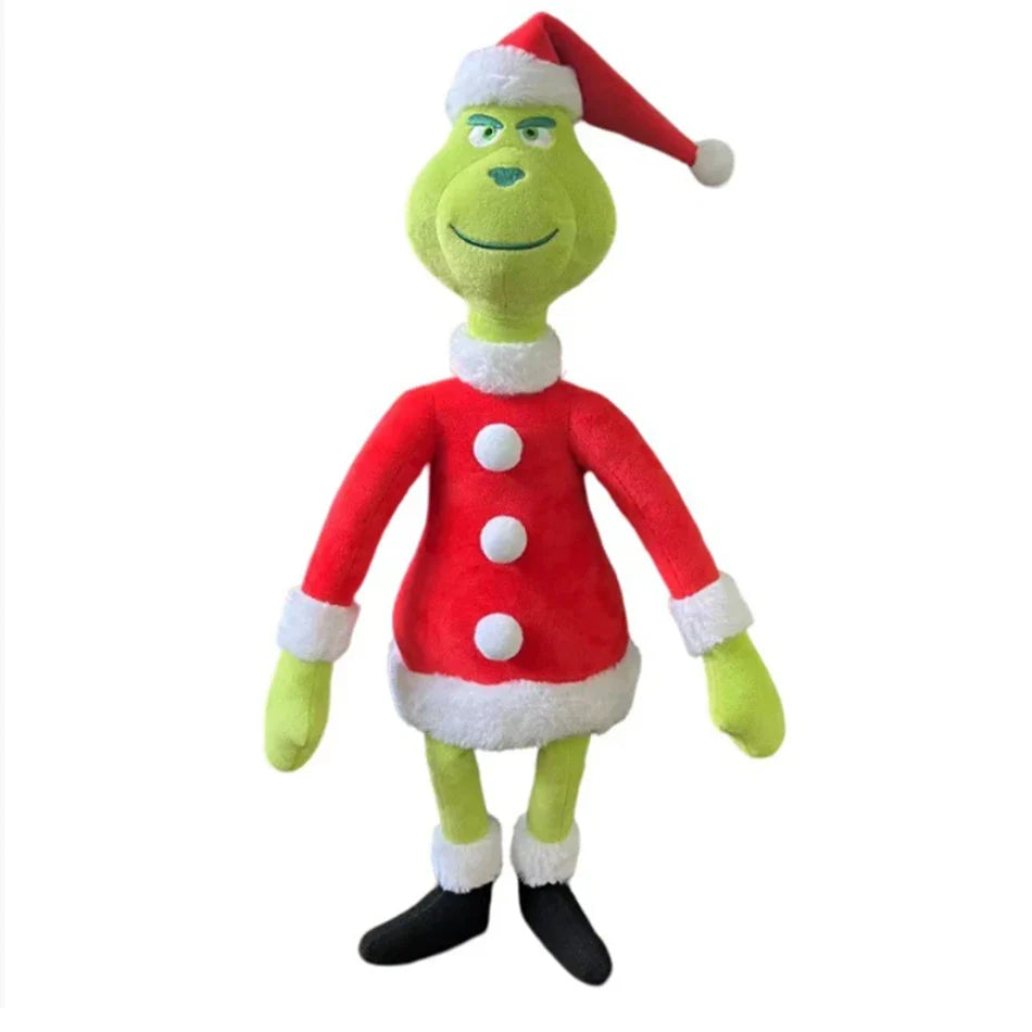 Green Shaggy Anime Figure – Green-Haired Monster Plush Doll, Christmas Decoration & Birthday Gift for Kids