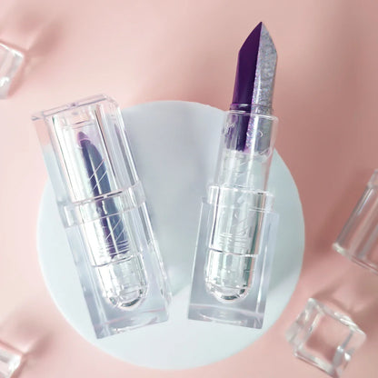 Purple Color-Changing Moisturizing Lipstick – Red Rose Temperature Sensitive Refillable Cosmetic