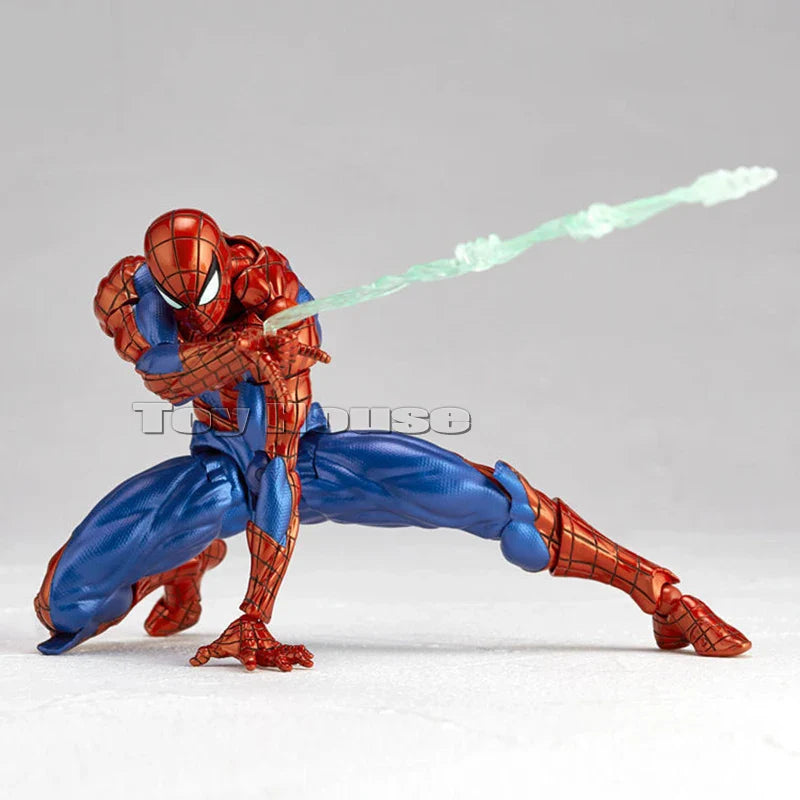 New CT Toys Spider-Man Figure — Amazing Yamaguchi Spider-Man 2.0, Anti-Venom Agent Anime Action Figure, Mafex SHF Collectible Toy Gift