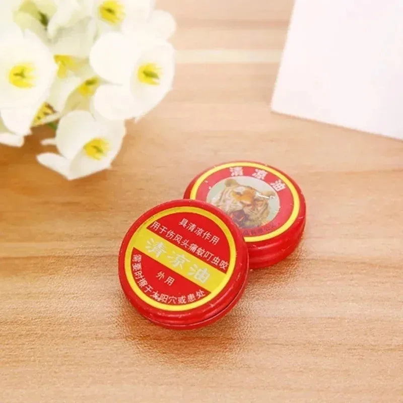 Tiger Balm Solid Ointment – 6/18/24/36pcs Essential Oil Balm for Cold, Headache, Dizziness & Muscle Relief